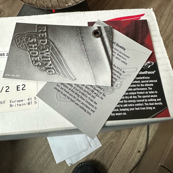 Red-Wing 964 Comfortforce, men’s size 8.5 E2 - Picture 11 of 11